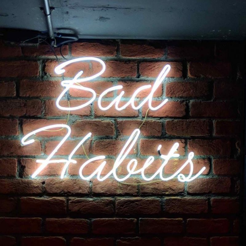 bad habits sign